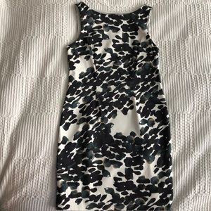Ann Taylor printed knee-length dress